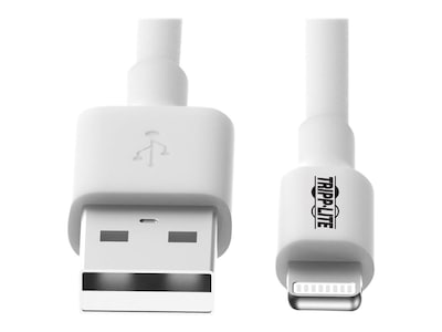 Tripp Lite Lightning to USB Sync Charge Cable, White, 1m, M100-003-WH, 17025520, Cables