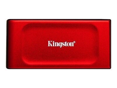 Kingston 2TB XS1000 USB 3.2 Gen 2 External Solid State Drive - Red, SXS1000R/2000G                , 41826296, Solid State Drives - External