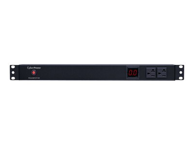 CyberPower Metered PDU 120V 20A 1U RM L5-20P Input 15ft Cord (12) 5-20R Outlets, RoHS, PDU20MT2F10R, 11263931, Power Distribution Units