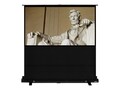 Hamilton Portable Floor Rising Screen, Matte White, 16:9, 100, Black Casing, AC-8749                       , 41997278, Projector Screens