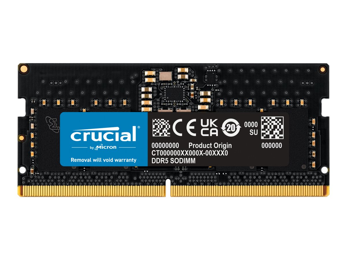 Crucial 8GB PC5-44800 262-pin DDR5 SDRAM SODIMM (CT8G56C46S5)