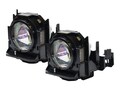 BTI Twin Pack Replacement Lamps for PT-DW530, DW6300, DW730, DW740, DX500, DX800, DX810, DZ570, DZ6710, ET-LAD60W-BTI, 20661421, Projector Lamps