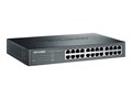 TP-LINK 24-Port 10 100 1000Mbps Gigabit 13 Rackmountable Switch, 48Gbps Capacity, TL-SG1024D, 13685942, Network Switches