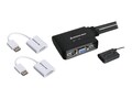 IOGEAR 2 Port VGA and DisplayPort KVM, GCS22DPKIT, 37397267, KVM Switches