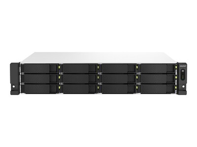 QNAP 2U 12-Bay NAS iSCSI IP-SA Storage, TS-1264U-RP-8G-US, 41692169, Network Attached Storage