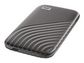 Western Digital 2TB My Passport USB 3.2 Type-C Portable Solid State Drive - Gray, WDBAGF0020BGY-WESN, 41287281, Solid State Drives - External