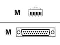 Digi RJ45 DB25 Male Converter Cable, 76000195, 117487, Cables