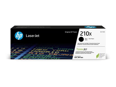 HP 210X (W2100X) Black Original LaserJet Toner Cartridge , W2100X, 41611500, Toner and Imaging Components - OEM