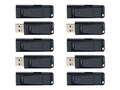 Verbatim 32GB Store ’n’ Go USSB Flash Drive, Black, 10-pack, 70893, 41521801, Flash Drives