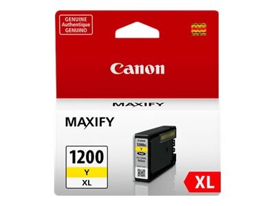 Canon Yellow PGI-1200 XL Ink Tank, 9198B001, 17914378, Ink Cartridges & Ink Refill Kits - OEM