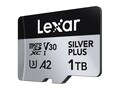 Lexar 64GB Professional SILVER PLUS microSDXC UHS-I Card, LMSSIPL001T-BNANU             , 41884698, Memory - Flash
