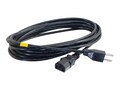 C2G 18AWG Universal Computer Power Cord IEC320 C13 to NEMA 5-15P 3ft, 03129, 267091, Power Cords