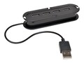 Tripp Lite 4-Port USB 2.0 Hi-Speed Ultra-Mini Hub, U222-004, 17341776, USB & Firewire Hubs