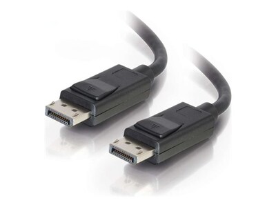 C2G DisplayPort M M Digital Audio Video Cable with Latches, Black, 15ft, 54403, 17106063, Cables