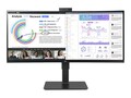 LG 34'' WQHD LED-LCD UltraWide Curved Monitor w  Webcam, 34BQ77QC-B, 41697845, Monitors