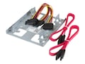 StarTech.com Dual 2.5” SATA Hard Drive to 3.5” Bay Mounting Bracket, BRACKET25X2, 16366592, Drive Mounting Hardware