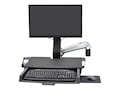 Ergotron StyleView Sit-Stand Combo Mount Arm with Worksurface, 45-260-026, 13165525, Wall Stations