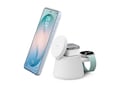 Belkin 25W 3-in-1 Qi2 Wireless Magnetic Charging Station Dock for Smartphones, Smartwatches - White , WIZ052TTWH , 42118019, Battery Chargers Belkin 25W 3-in-1 Qi2 Wireless Magnetic Charging Station Dock for Smartphones, Smartwatches - White , WIZ052TTWH , 42118019, Battery Chargers
