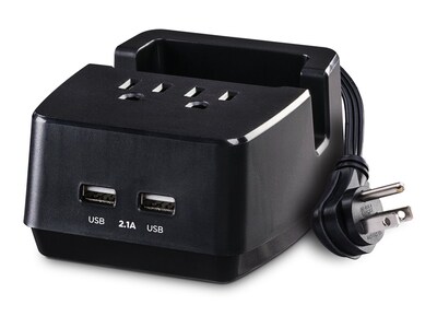 CyberPower Dual USB Power Station (2) Outlets (2) USB Charging Ports 5ft Cord, PS205U, 26692746, Power Strips