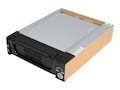 StarTech.com Black Aluminum 5.25in Rugged SATA Hard Drive Mobile Storage Rack Drawer, DRW150SATBK, 5182190, Hard Drive Enclosures - Single