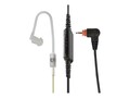 Motorola Earpiece 1 Wire with Clear Tube, PMLN8191                      , 42182336, Headphone & Headset Accessories
