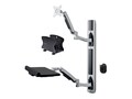 StarTech.com Fully Articulating Wall Mount Workstation w  VESA Mount and Keyboard Tray For 32 Monitors, TAA, 2PASTSC-WALL-MOUNT, 41748445, Wall Stations