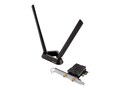 Asus WiFi 7 PCIe Adapter with 2 external antennas, PCE-BE92BT, 41769467, Wireless Adapters & NICs