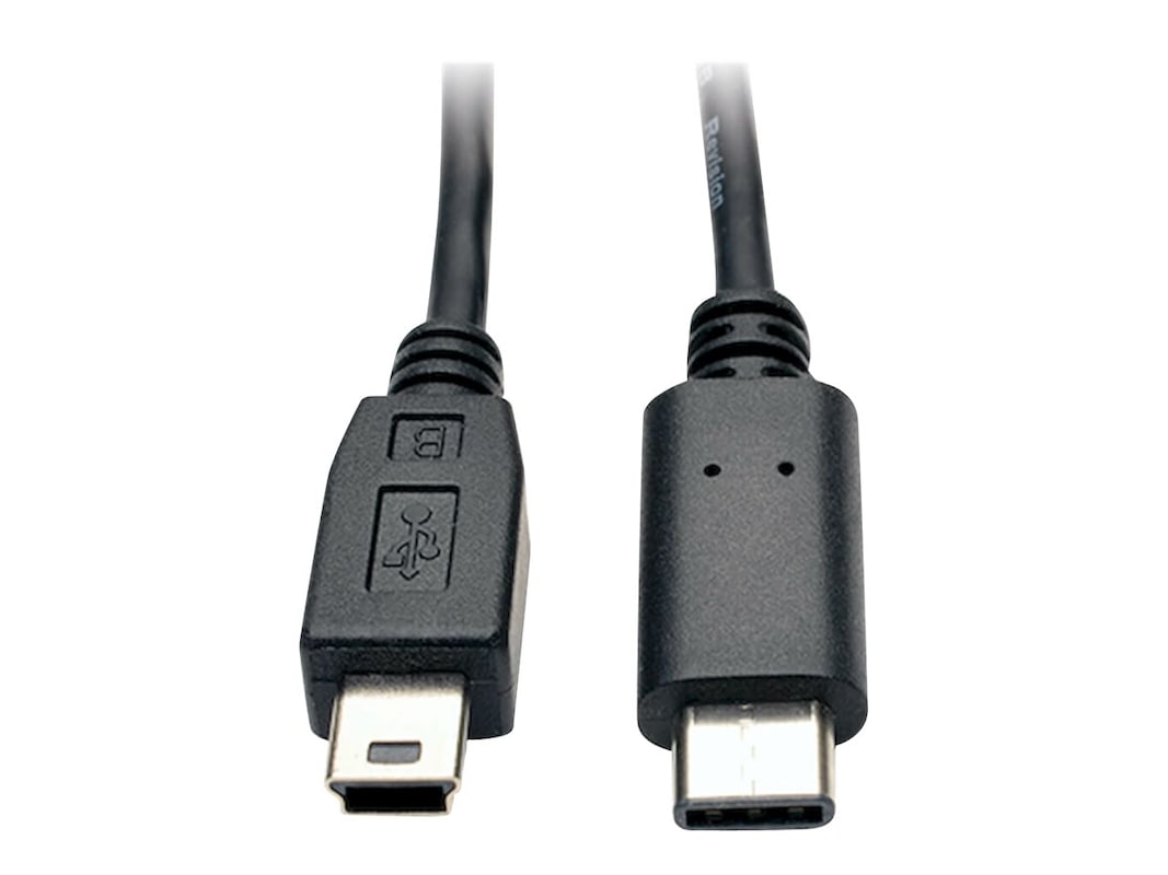 uitrusting Heerlijk emulsie Tripp Lite USB 2.0 5-pin Mini-B to USB Type C (USB-C) M M Hi (U040-006-MINI)