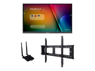 ViewSonic 86 IFP8650 4K Ultra HD LED Touchscreen Display with Wall Mount and AC Adapter, Black, IFP8650-E1, 36730558, Monitors - Large Format - Touchscreen