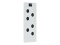 Tripp Lite SmartRack Cable Gland Plate for NEMA-Rated Enclosure Cabinets, 6 Ports (0.5 in.), SRGP1KO, 41564841, Rack Mount Accessories