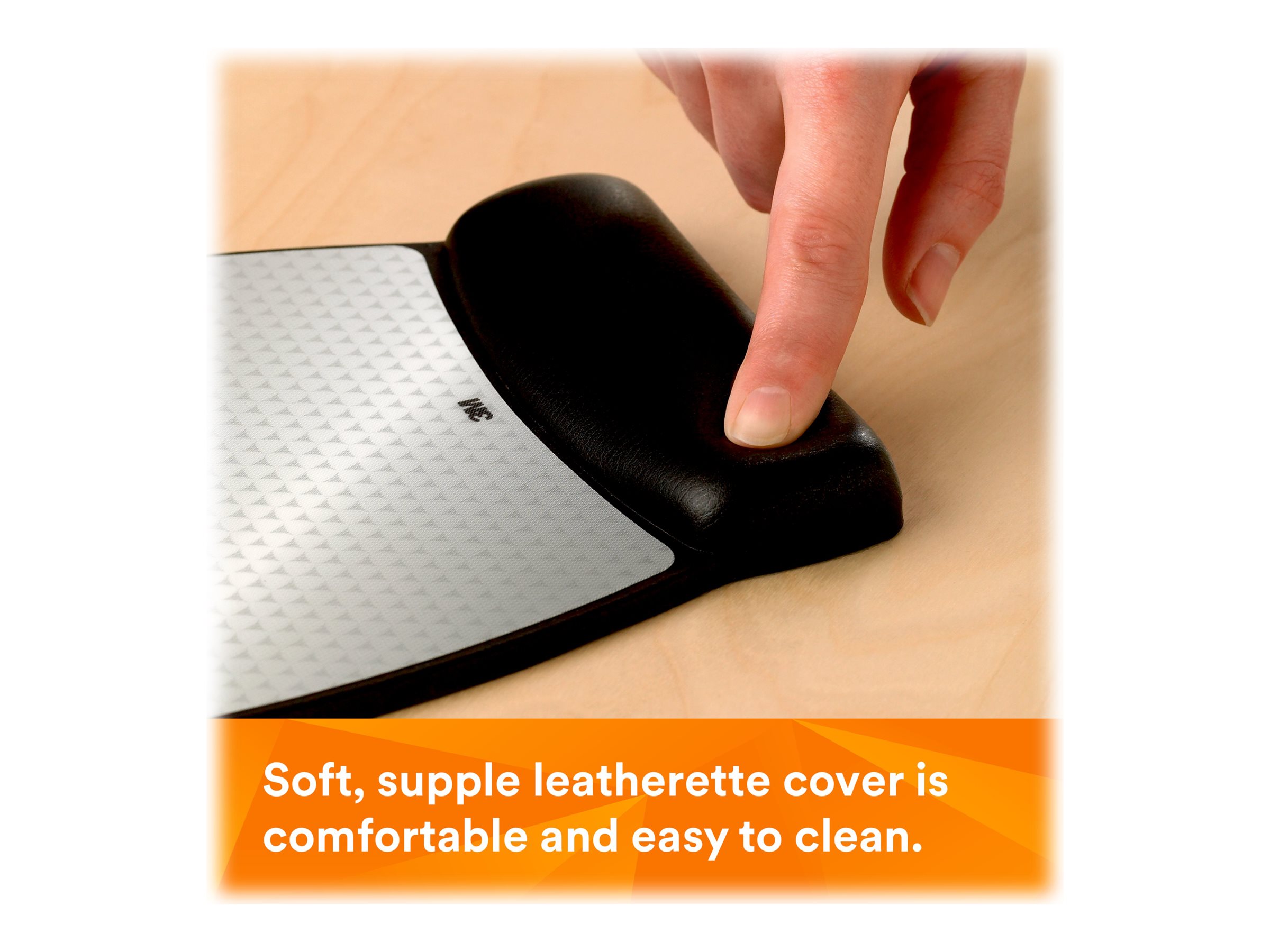 3M Gel Mouse Pad With Wrist Rest – Large Precise Surface, Antimicrobial, Saves Wireless Mouse Battery