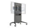 Salamander Large Fixed-Height Mobile Display Stand for Displays up to 65 or 175 lbs, FPS1/FH/GG, 35387612, Stands & Mounts - Digital Signage & TVs