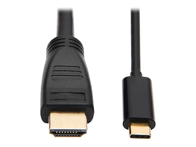 Tripp Lite Thunderbolt 3 USB-C to HDMI 4K @60Hz Adapter Cable, Black, 6ft, U444-006-H4K6BM, 36910760, Cables Tripp Lite Thunderbolt 3 USB-C to HDMI 4K @60Hz Adapter Cable, Black, 6ft, U444-006-H4K6BM, 36910760, Cables