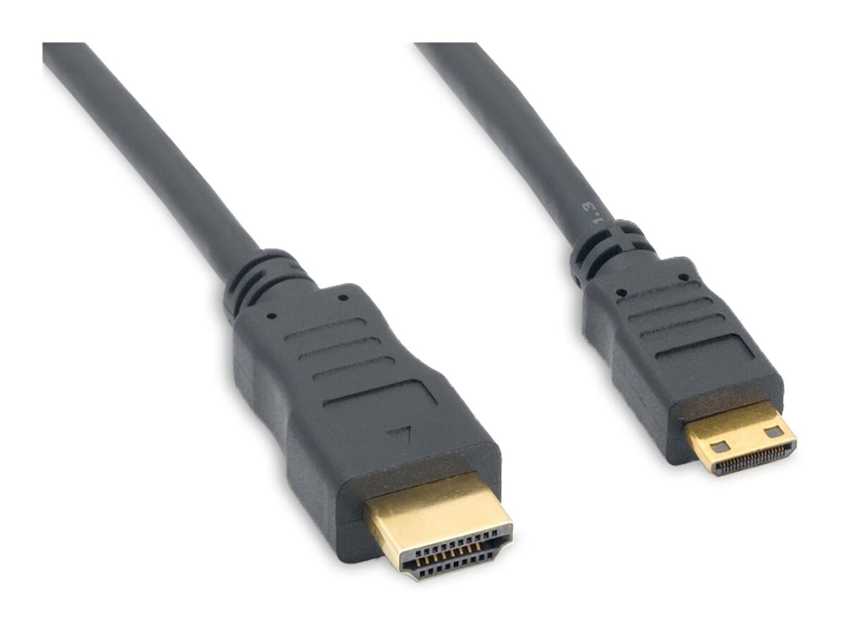 ENET HDMI to Mini HDMI Active Adapter Cable, M M, Black, 10ft (AD-HDMIM ...