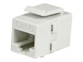 StarTech.com Cat6 RJ45 Keystone Jack Network Coupler - F F, White, C6KEYCOUPLWH, 16994628, Cable Accessories