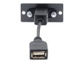 Kramer USB-B F to USB-A F Insert, WU-BA(B), 41957480, Rack Cable Management Kramer USB-B F to USB-A F Insert, WU-BA(B), 41957480, Rack Cable Management