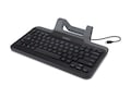 Belkin Wired Keyboard Tablet Stand and Tray w  USB-C Connector, Full Sized Keycaps - Black, B2B191, 35853089, Keyboards & Keypads