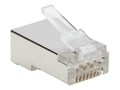 Tripp Lite Cat6 RJ45 Pass-Through FTP Modular Plug, 100 Pack, N232-100-FTP, 41207721, Cable Accessories