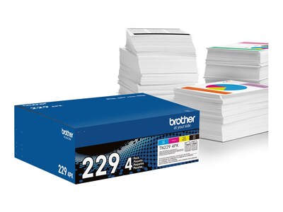 Brother Black Color 229 Standard Yield Toner Cartridges (4-pack), TN2294PK, 41744113, Toner and Imaging Components - OEM Brother Black Color 229 Standard Yield Toner Cartridges (4-pack), TN2294PK, 41744113, Toner and Imaging Components - OEM