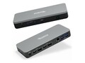 Plugable Dual 4K 2x DisplayPort 2x HDMI USB-C Driverless Dock, UD-MSTHDC, 41626639, Docking Stations & Port Replicators