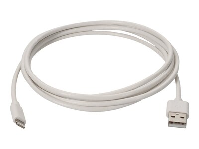 AddOn USB 2.0 Type A Male to Lightning Male Cable, White, 2m, USB2LGT2MW, 41059764, Cables