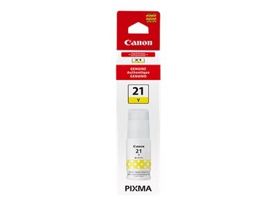 Canon GI-21 Yellow Ink Bottle , 4539C001, 41201931, Ink Cartridges & Ink Refill Kits - OEM
