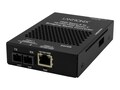 Lantronix GbE to Gb MM SC Fiber Media Converter, SGFEB1013-130-NA, 18202866, Network Transceivers