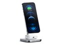 Satechi Aluminum 2-IN-1 Magnetic Wireless Charging Stand , ST-WMCS2M, 41601430, Battery Chargers Satechi Aluminum 2-IN-1 Magnetic Wireless Charging Stand , ST-WMCS2M, 41601430, Battery Chargers