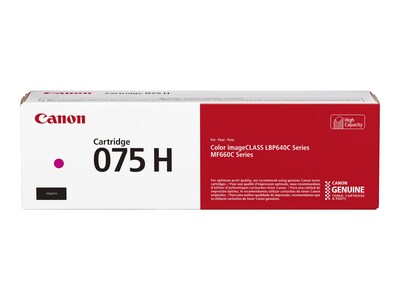 Canon Magenta 075H High Yield Toner Cartridge, 6367C001                      , 42037359, Toner and Imaging Components - OEM