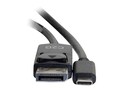 C2G USB-C to DisplayPort M M 4K 30Hz Adapter Cable, Black, 10ft, 26905, 38411850, Cables