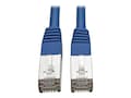 Tripp Lite CAT5E 350MHz Molded Shielded STP Patch Cable, Blue, 3ft, N105-003-BL, 34568956, Cables Tripp Lite CAT5E 350MHz Molded Shielded STP Patch Cable, Blue, 3ft, N105-003-BL, 34568956, Cables