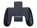 Verbatim Charging Controller Grip for Nintendo Switch, Black , 70219, 41175817, Battery Chargers