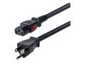 StarTech.com 3ft Heavy-Duty Power Cord, NEMA 5-15P to Locking C13, 125V 15A, 14AWG, Black, 3FT-LC15A-POWERCORD , 42104868, Power Cords StarTech.com 3ft Heavy-Duty Power Cord, NEMA 5-15P to Locking C13, 125V 15A, 14AWG, Black, 3FT-LC15A-POWERCORD , 42104868, Power Cords