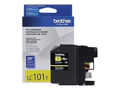 Brother Yellow Innobella Standard Yield Ink Cartridge for MFC-J285DW, MFC-J470DW & MFC-J870DW, LC101Y, 15920854, Ink Cartridges & Ink Refill Kits - OEM